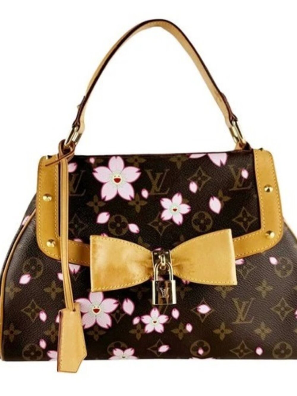 Auth LOUIS VUITTON Monogram Cherry Blossom Sac Retro PM Handbag M92012 - z10337